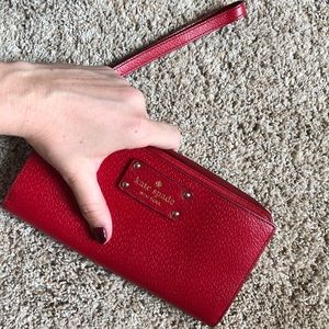 Kate Spade Red Wristlet